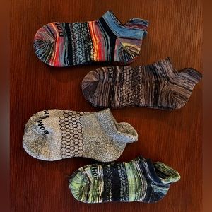 4 pairs of small bombas socks